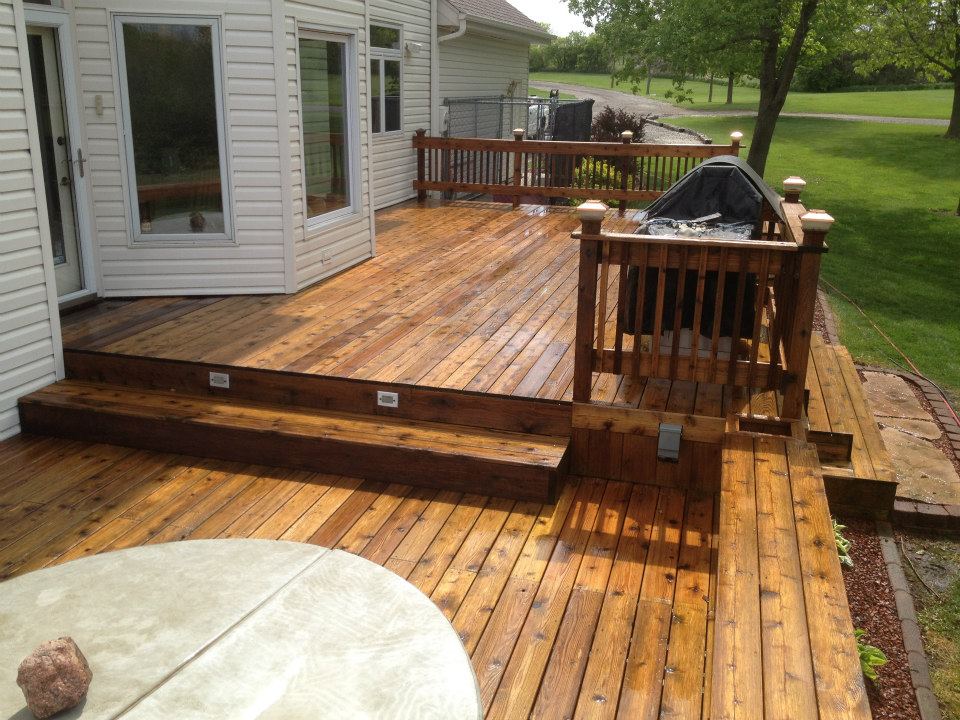 Deck after cleaning