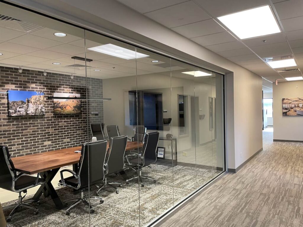 Conference meeting room before